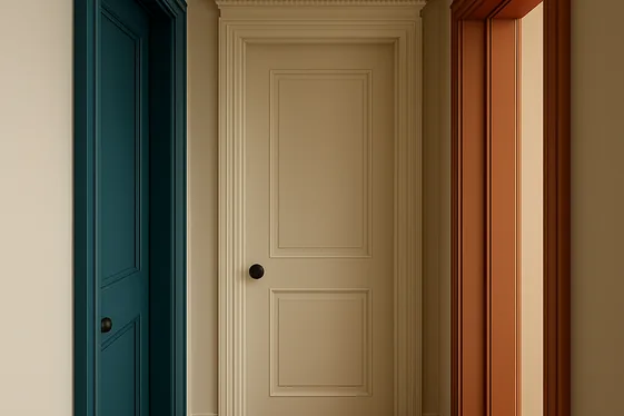 Use Door Frames and Trims to Add Depth illustration