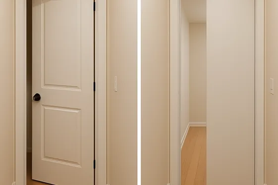 Switch to Pocket or Sliding Doors illustration