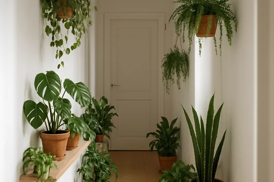 Decorate With Plants for Freshness illustration