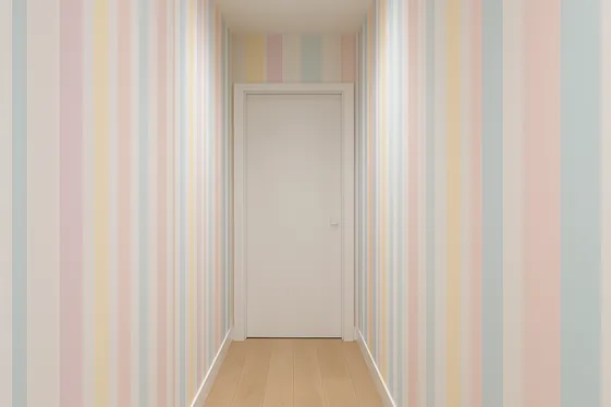 Use Vertical Stripes to Create Height Illusion illustration