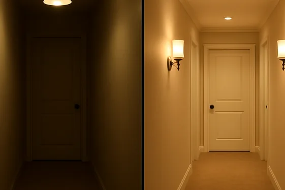 Upgrade Lighting Fixtures for Warmth illustration