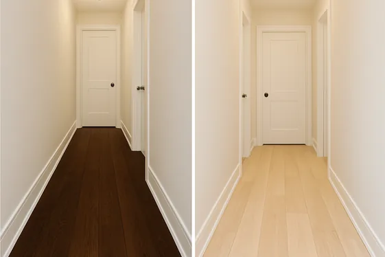 Choose Light Flooring Over Dark Options illustration
