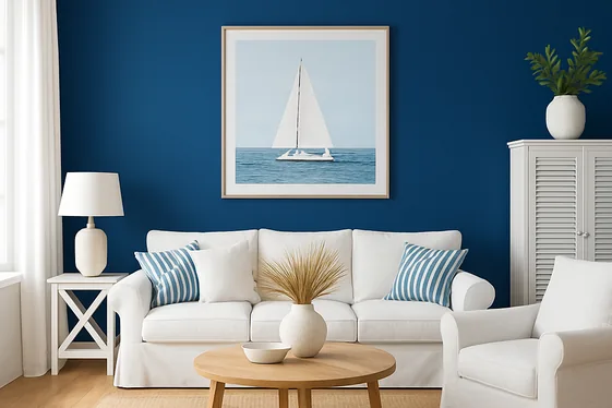 Quick Facts About Using Marine Blue as an Accent Wall illustration