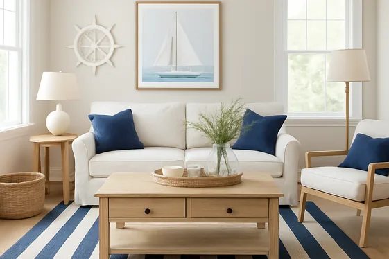 Tips for Selecting Nautical Rugs That Anchor Your Living Room illustration