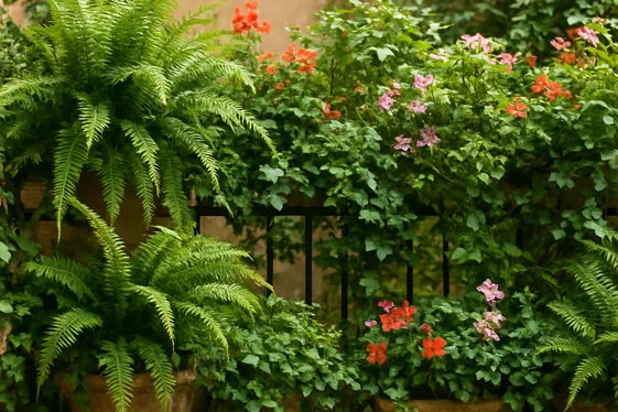 Lush Green Plants to Mimic Parisian Courtyards illustration