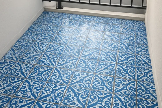Intricate Tile Patterns on the Floor illustration