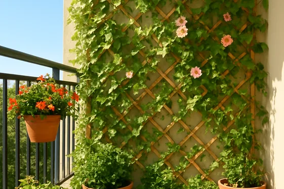 Create Vertical Gardens for Lush Greenery illustration