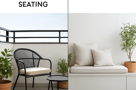 Incorporate Built-In Storage Benches illustration