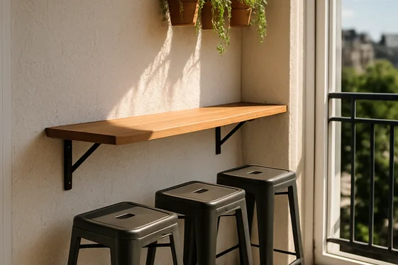 Go for a Balcony Bar Setup illustration