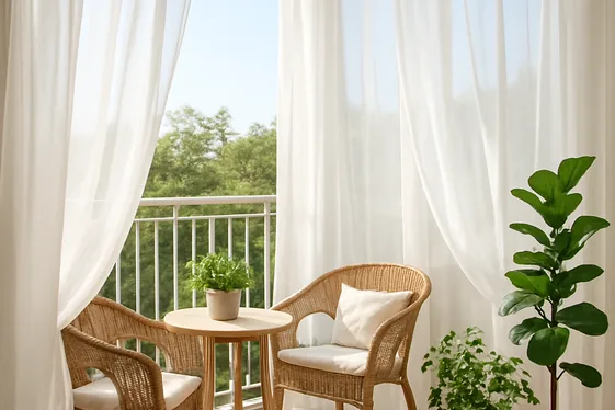 Hang Curtains for Privacy and Shade illustration