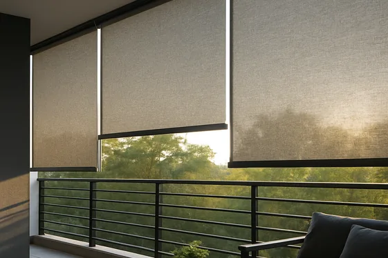 Outdoor Roller Shades: Flexible and Adjustable Shielding illustration
