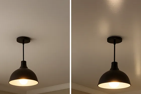 Comparing Paint Finish Options for Luminous Ceilings illustration