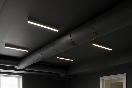 Painted Ceiling for a Sleek Minimalist Style illustration