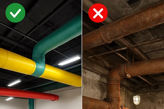 Open Ceiling with Decorative Ductwork: Dos and Don’ts illustration