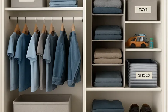 Optimize Closet Organization illustration