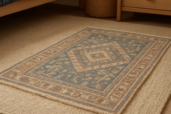 Use Rug Layering for Texture and Warmth illustration
