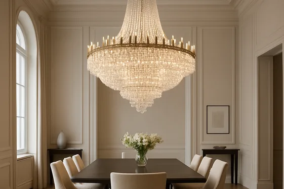 Creating a Statement with Oversized Chandeliers illustration
