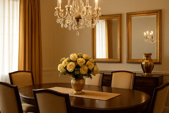 Quick Tip: How to Pair Your Chandelier with Other Dining Room Decor illustration