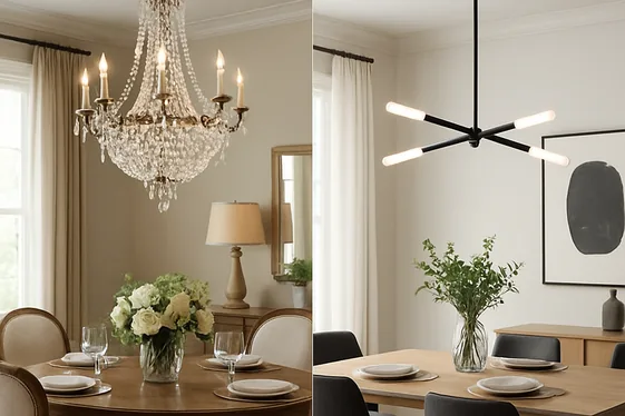 Traditional vs. Contemporary Chandeliers: What Suits Your Home? illustration