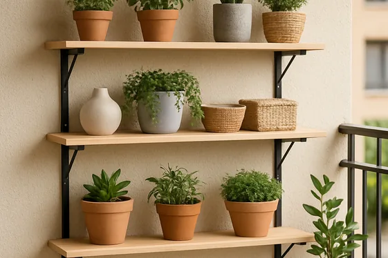Utilize Wall-Mounted Storage illustration