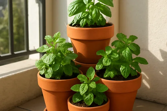 Integrate a Mini Herb Garden illustration