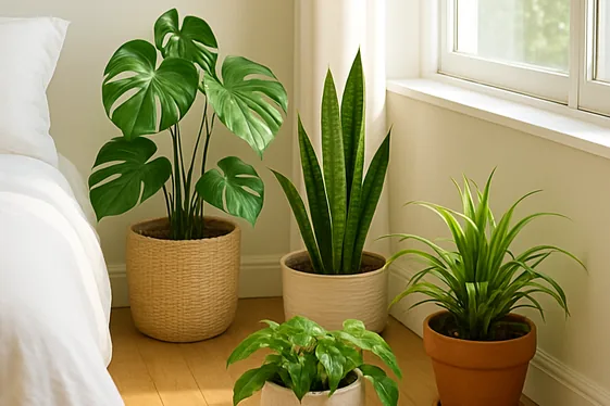 Introduce Plants to Improve Air Quality and Mood illustration