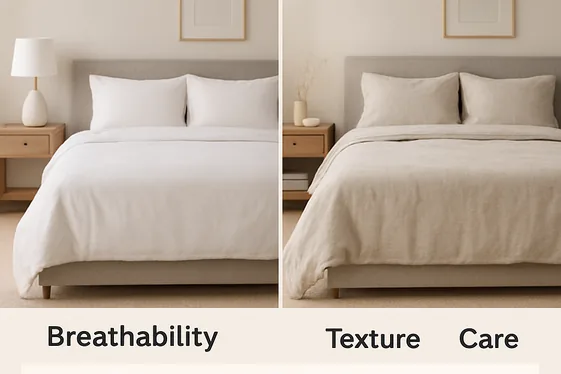 Choose the Right Bedding Materials for Comfort illustration