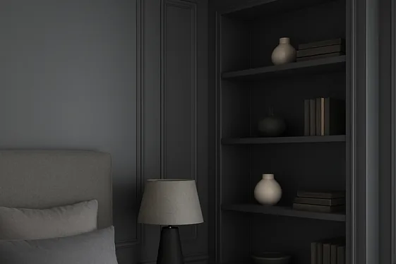 Highlight Architectural Details with Grey Paint illustration