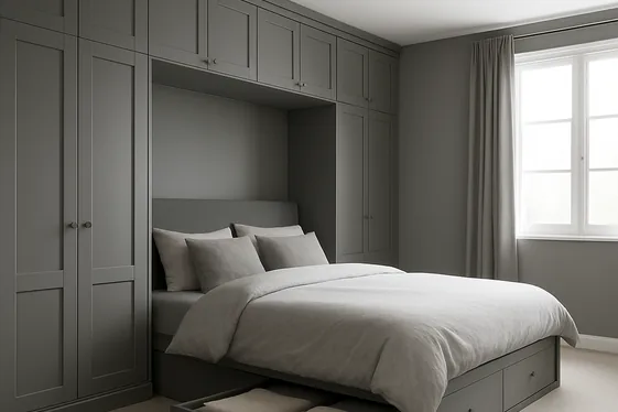 Maximize Storage with Stylish Grey Solutions illustration