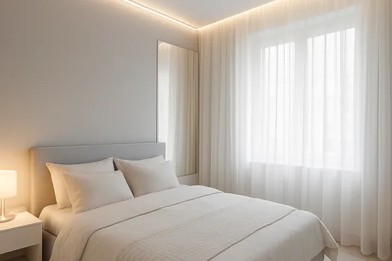 Transform Small Grey Bedrooms with Light Tricks illustration