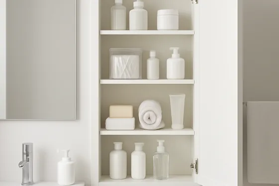 Install Recessed Medicine Cabinets for Clutter Control illustration
