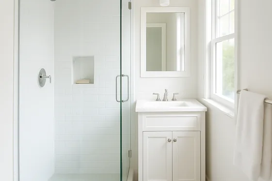 Choose Glass Shower Doors to Open Up the Room illustration