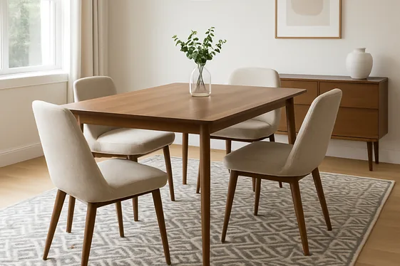 Quick Tip for Using Rugs to Define the Dining Area illustration