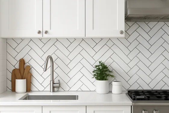 Subway Tiles with a Twist: Colored Grout or Patterned Layouts illustration