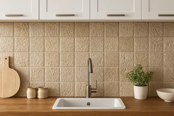 Textured Tiles for Depth and Warmth illustration
