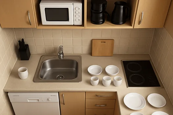 Store Kitchen Items by Frequency of Use illustration