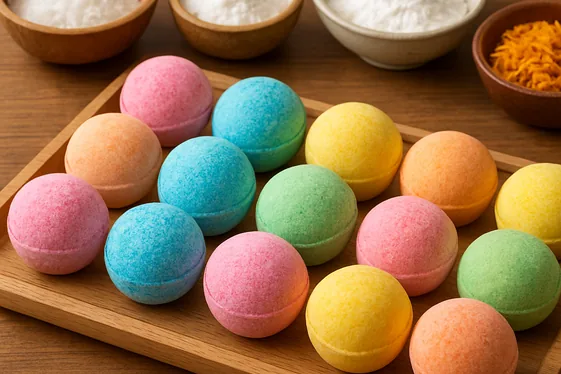 DIY Bath Bombs for a Relaxing Spa Day illustration