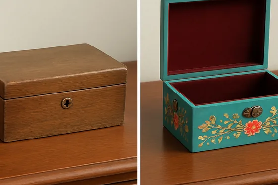 Before-and-After: Upcycled Jewelry Boxes illustration