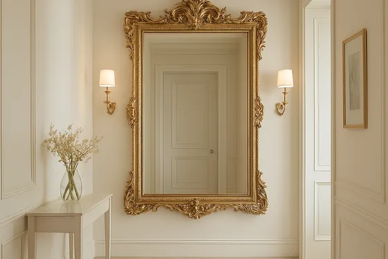 Incorporate a Statement Mirror to Open the Space illustration